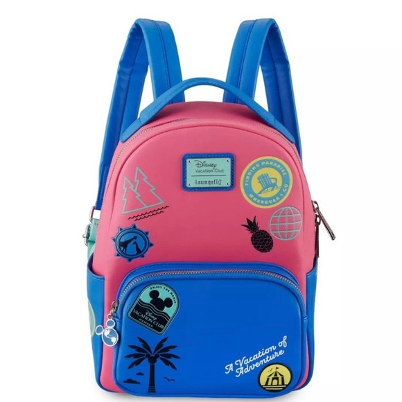 LOUNGEFLY 2022 Disney Vacation Club Member Backpack Let the Good Times Roll NWT - Picture 1 of 11